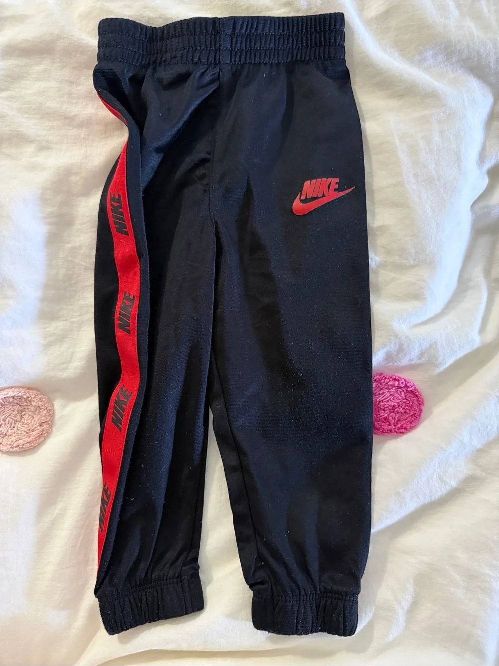 Nike Black and Red Kids Track Set - Picture 5 of 8